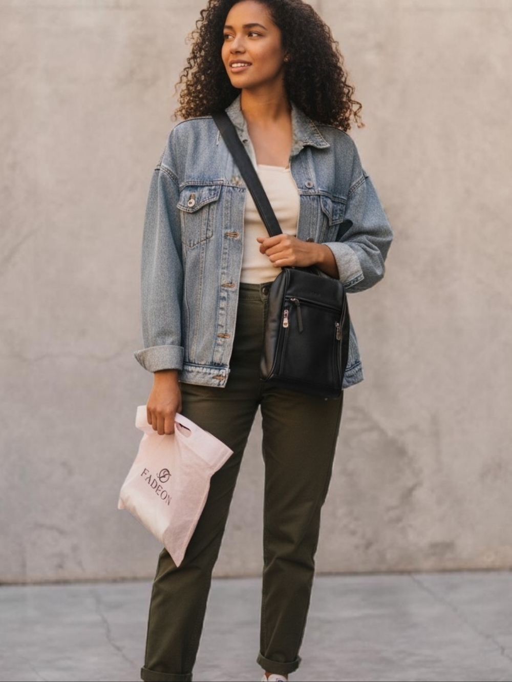 Womens Leather Sling Bag